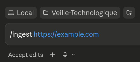 Ingestion d'une URL